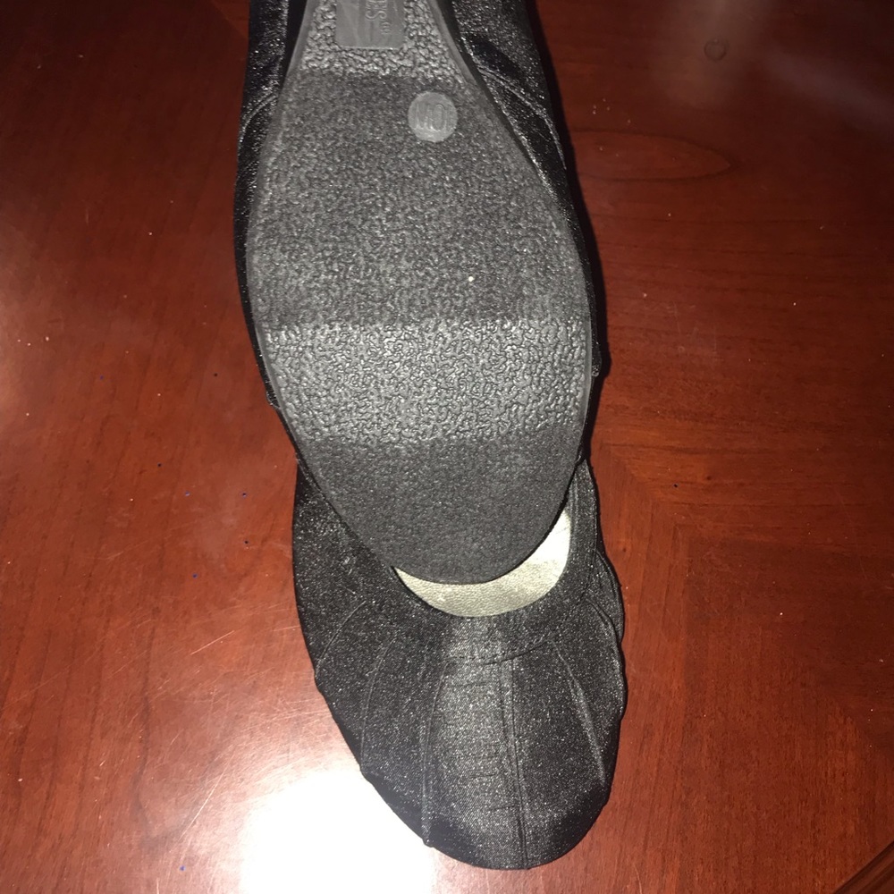 Brand New... Woman black low wedge shoes